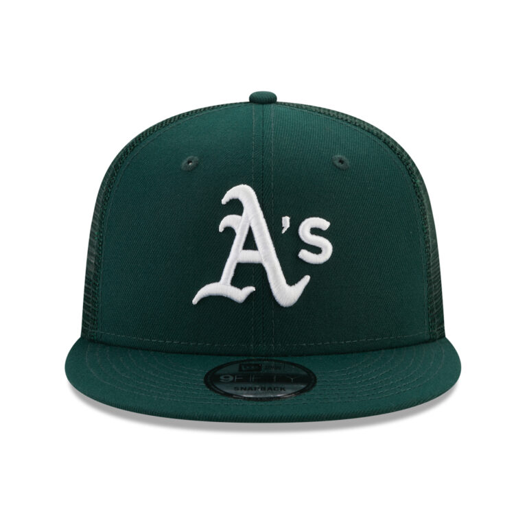 New Era 9Fifty CL Oakland Athletics Trucker Snapback Hat On Field Team Color Front New Era 9Fifty CL Oakland Athletics Trucker Snapback Hat On Field Team Color Front
