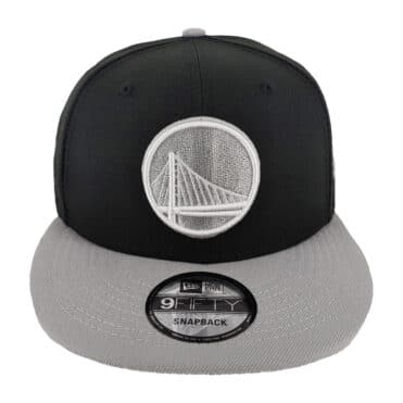 New Era 9Fifty Golden State Warriors Two Tone Color Pack Snapback Hat Black Grey
