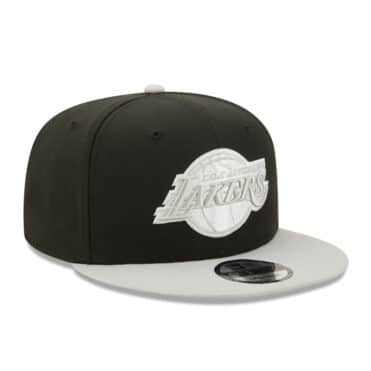 New Era 9Fifty Los Angeles Lakers Two Tone Color Pack Snapback Hat Black Grey