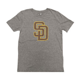 New Era San Diego Padres 2022 Batting Practice Short Sleeve T-Shirt Heather Grey