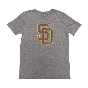 New Era San Diego Padres Batting Practice Short Sleeve T-Shirt 2022 Heather Grey