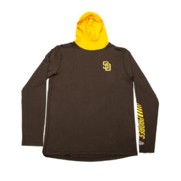New Era San Diego Padres Long-Sleeve Pullover Brown Yellow
