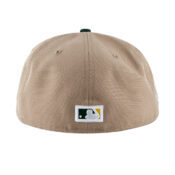 New Era x Billion Creation x Rally Caps 59Fifty San Diego Padres Sundays Camel Khaki White Dark Green Fitted Hat 4