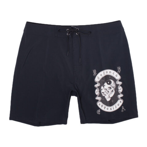 RVCA Benj Skull Trunk Black