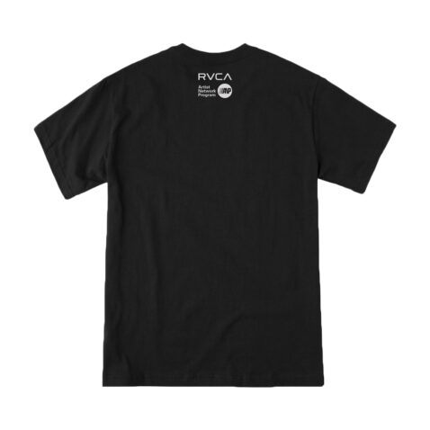 RVCA Psychic Hotline Short Sleeve T-Shirt Black Rear