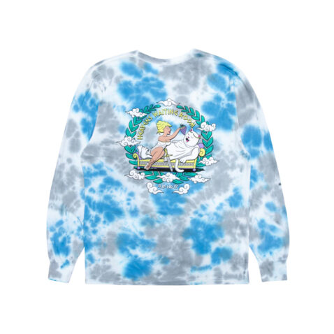 Ripndip Waiting In Heaven Long Sleeve T-Shirt Light Blue Cloud Wash 1