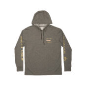 Salty Crew Bruce Hood Tech T-Shirt Charcoal Front