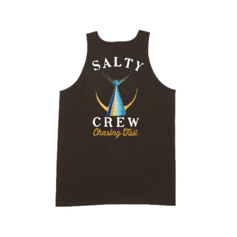 Salty Crew Tailed Tank Black Rear