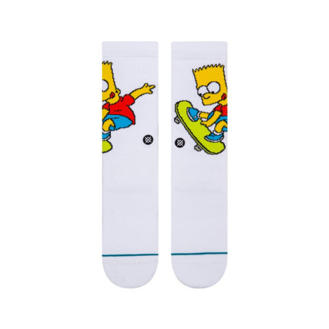 Stance Bart Simpson Sock White 1