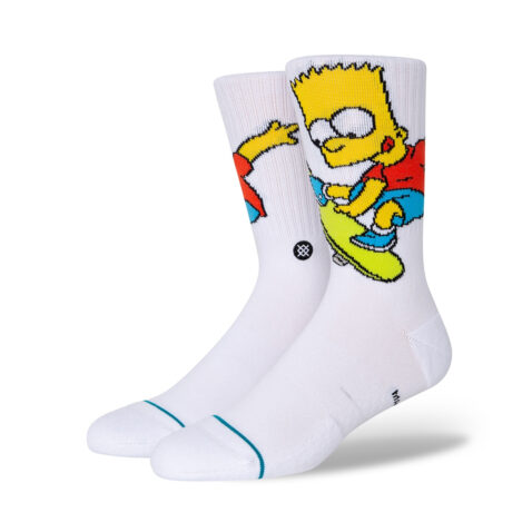 Stance Bart Simpson Sock White 2