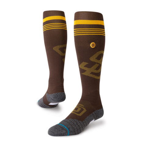 Stance Padres Diamond Pro OTC Sock Brown