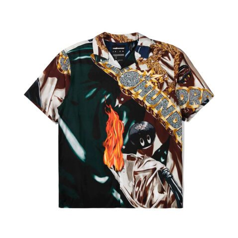 The Hundreds Memorabilia Button Up Multiple Front