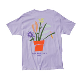 The Quiet Life Florist Premium Short Sleeve T-Shirt Lavender Rear