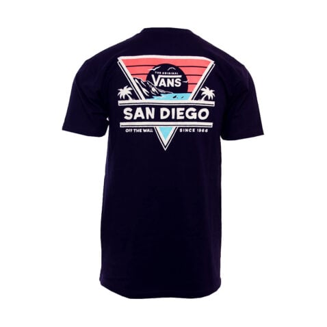 Vans SD Coastal Palm II T-Shirt Navy Back