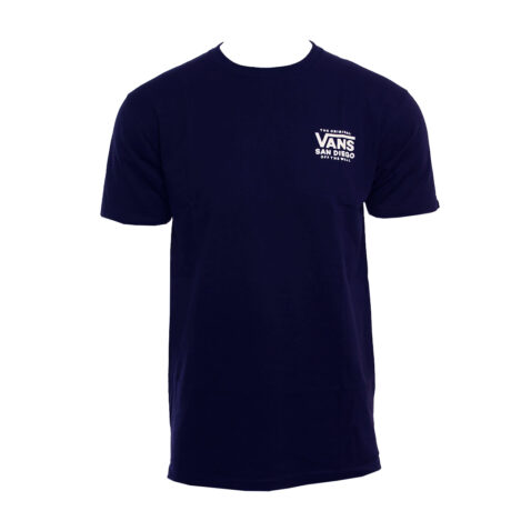 Vans SD Coastal Palm II T-Shirt Navy Front