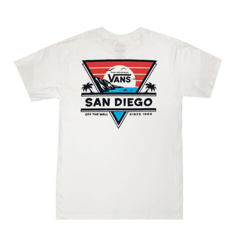 Vans SD Coastal Palm II T-Shirt White Back