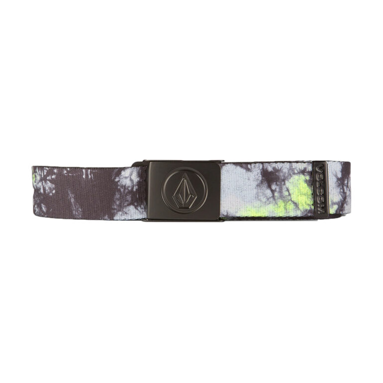 Volcom Circle Web Belt Limeade 1