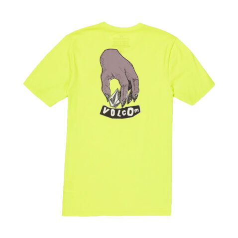 Volcom Stone Grab Short Sleeve T-Shirt Limeade Rear