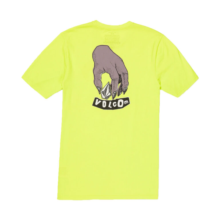 Volcom Stone Grab Short Sleeve T-Shirt Limeade Rear Volcom Stone Grab Short Sleeve T-Shirt Limeade Rear