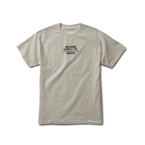 Diamond Military Ape T-Shirt Cream Front