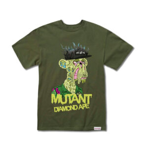 Diamond Military Mutant Ape T-Shirt Military Green