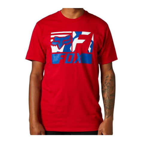 FOX RWT Box Premium Short Sleeve T-Shirt Flame Red FOX RWT Box Premium Short Sleeve T-Shirt Flame Red