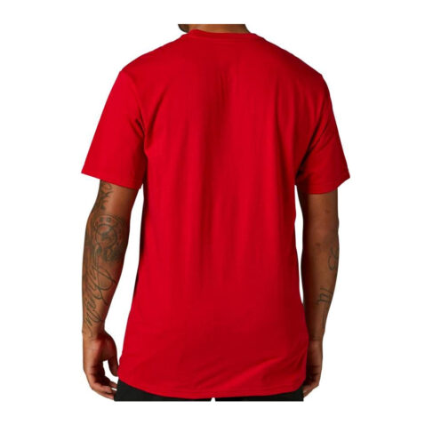 FOX RWT Box Premium Short Sleeve T-Shirt Flame Red FOX RWT Box Premium Short Sleeve T-Shirt Flame Red Back