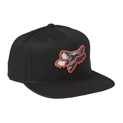 Fox Karrera Snapback Hat Black Font