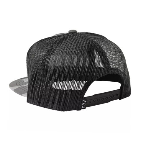 Fox Pinnacle Mesh Snapback Black Camo Back