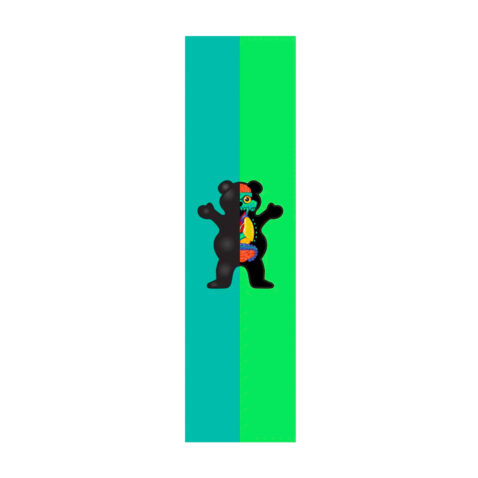 Grizzly Use Your Brain Griptape Aqua Green