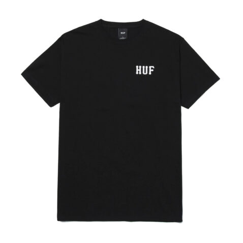 HUF Essentials Classic H SP22 Short Sleeve T-Shirt Black Front
