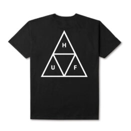 HUF Essentials Triple Triangle Short Sleeve T-Shirt Black