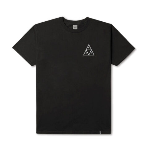 HUF Essentials TT Short Sleeve T-Shirt Black Front