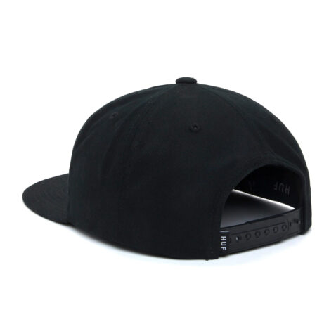 HUF Goodluck Snapback Black Back