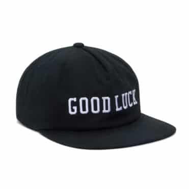 HUF Goodluck Snapback Hat Black