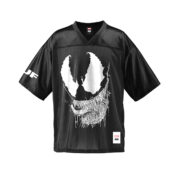 HUF Venom Football Jersey Black Front