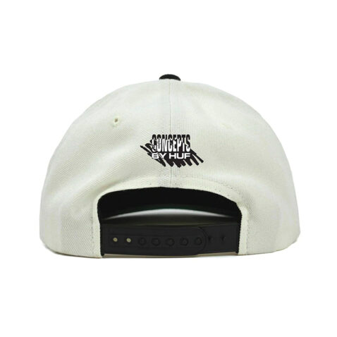 HUF Wolverine Snapback Hat White Back