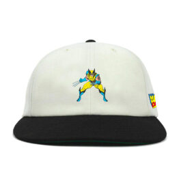 HUF Wolverine Snapback Hat White