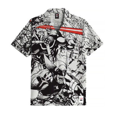 HUF X-Man Resort Shirt Rayon Front