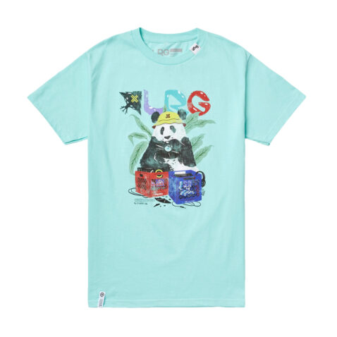 LRG Panda Crate Dig Short Sleeve T-Shirt Celadon