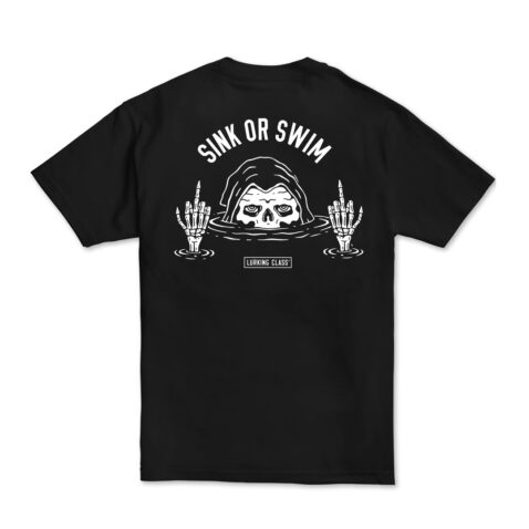 Lurking Class Sink Or Swim Short Sleeve T-Shirt Black Back
