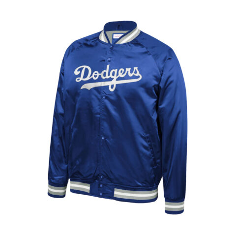 Mitchell & Ness Lightweight Los Angeles Dodgers Jacket Royal Front