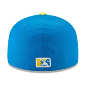New Era 59Fifty Dorados De Sacramento River Cats Copa de la Diversion 2022 Fitted Hat Blue Yellow Back