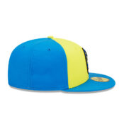 New Era 59Fifty Dorados De Sacramento River Cats Copa de la Diversion 2022 Fitted Hat Blue Yellow Right