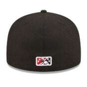 New Era 59Fifty El Paso Chihuahuas Authentic Collection On Field Home Game Fitted Hat Black Back