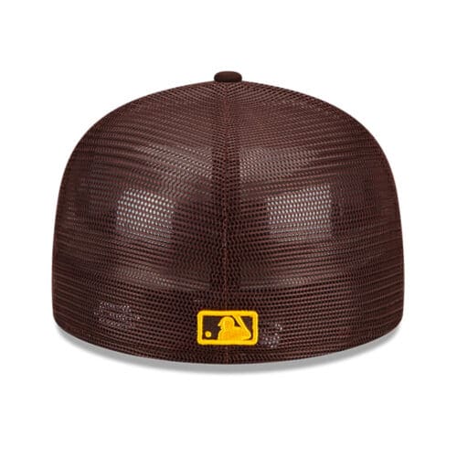 New Era 59Fifty San Diego Padres Batting Practice 2022 Fitted Hat Burnt Wood Brown Back
