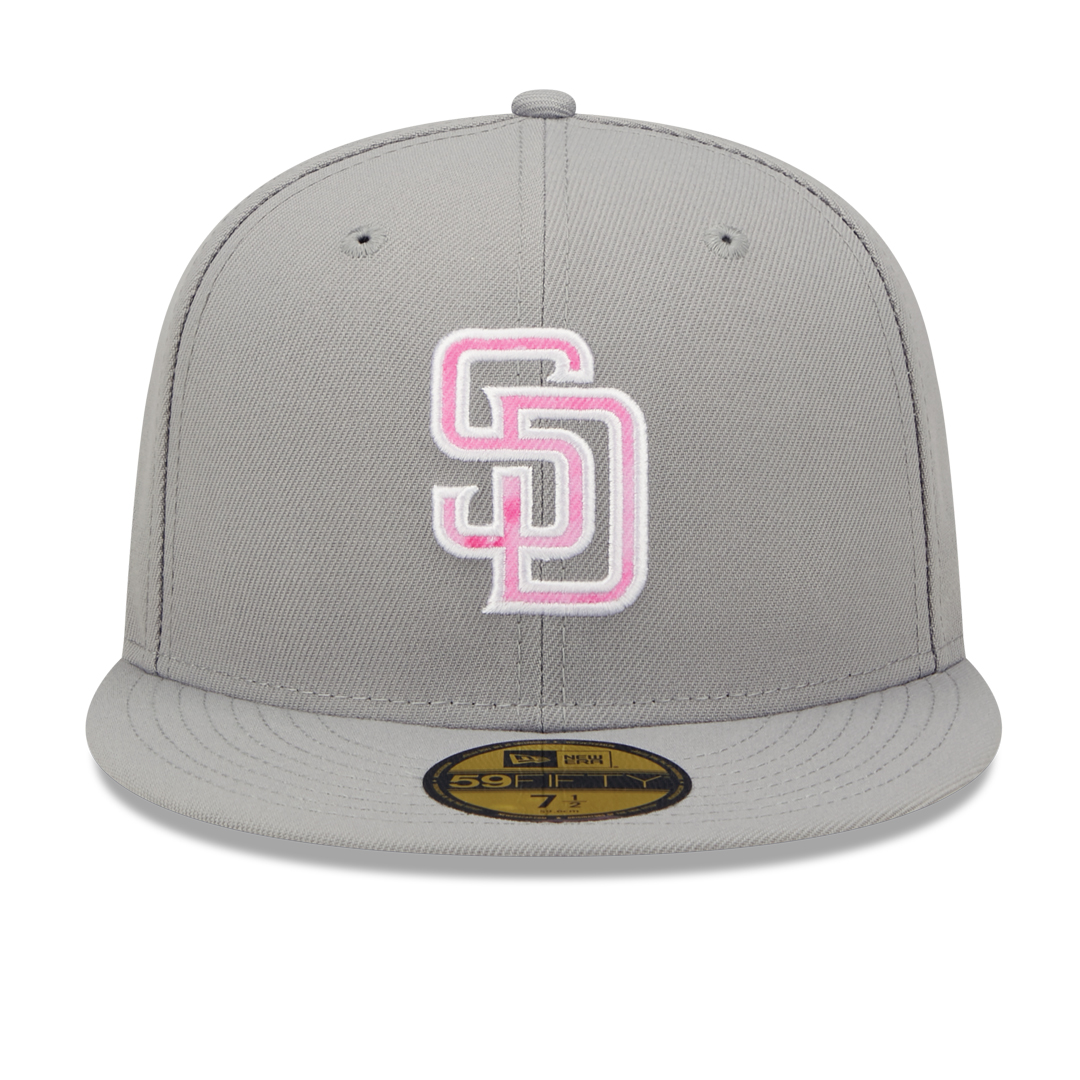 New Era 59Fifty San Diego Padres Mother’s Day 2022 On Field Fitted Hat Light Grey New Era 59Fifty San Diego Padres Mothers Day 2022 On Field Fitted Hat Light Grey Front