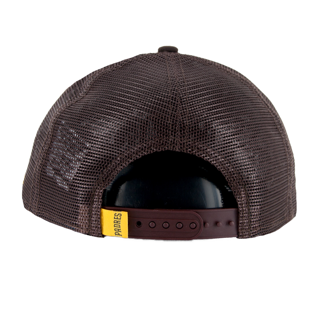 New Era 9Fifty San Diego Padres Tonal Band Snapback Hat Official Team Color New Era 9Fifty San Diego Padres Tonal Band Original Team Colors Back