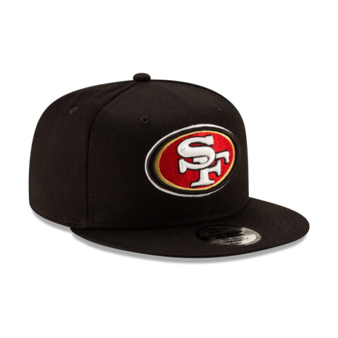 New Era 9Fifty San Francisco 49ers Basic Snapback Hat Black Right Front