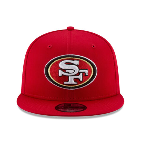 New Era 9Fifty San Francisco 49ers Basic Snapback Hat Red Front